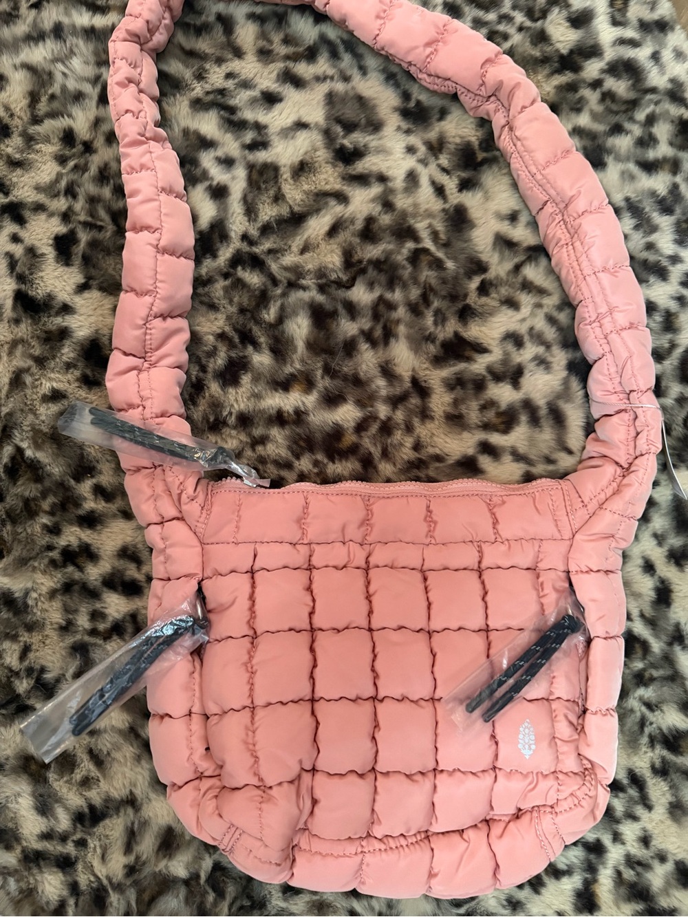 FP Movement by Free People Quilted Blush Puffer Crossbody